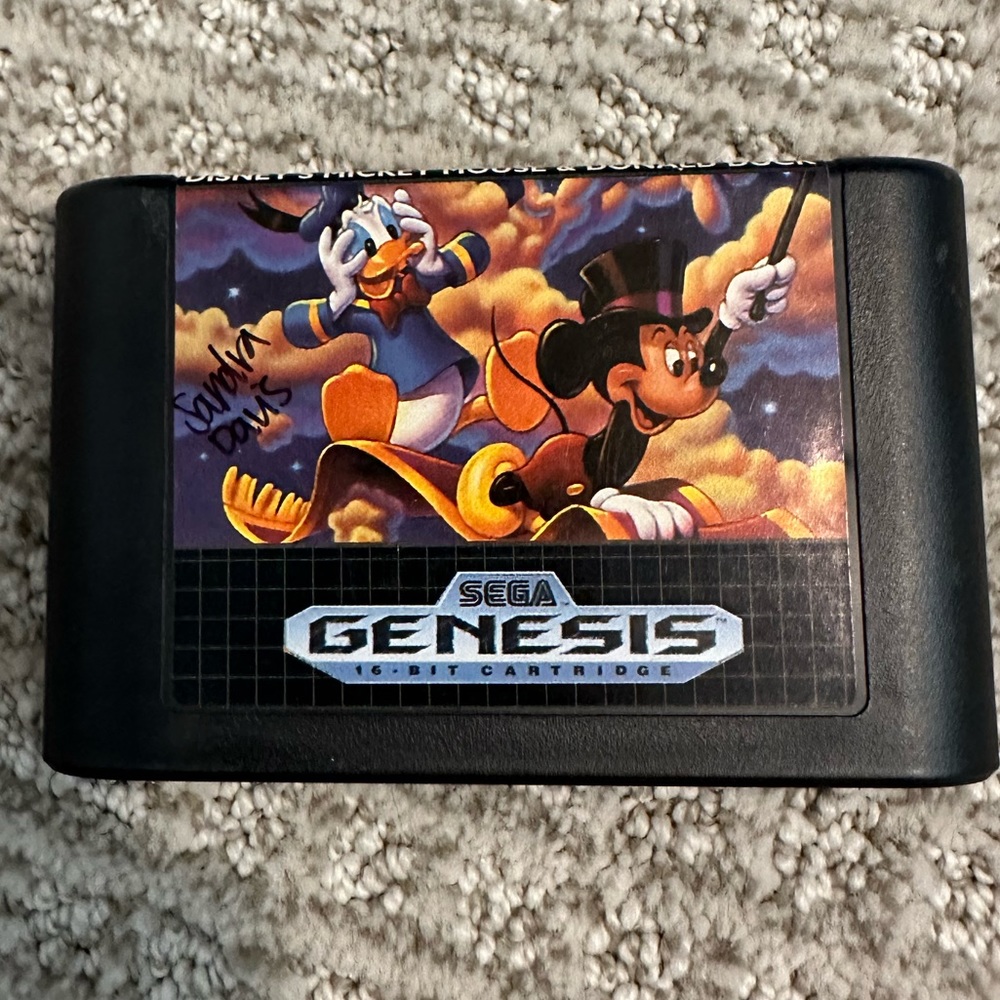 sega genesis world of illusion video game